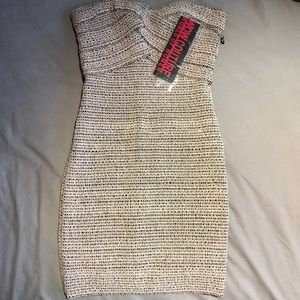 WOW Couture Strapless Bodycon Mini Dress - Med.